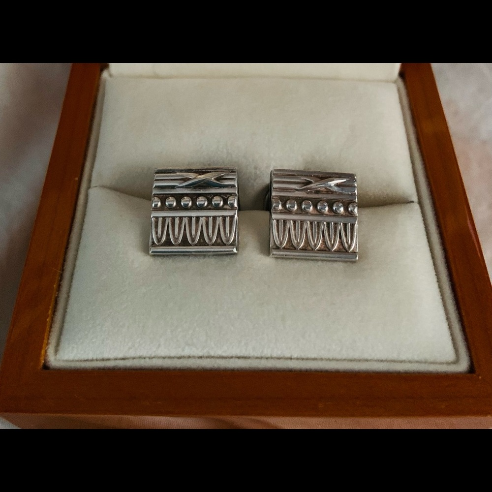 Vintage Christofle 925 Sterling Silver Cufflinks